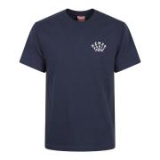 Blauwe Dragonfly Crew Neck T-Shirt Kenzo , Blue , Heren