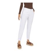 Witte Chino Broek Klassieke Kwaliteit MAC , White , Dames