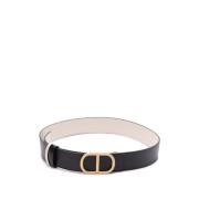 Zwart Logo-Gesp Riem Verstelbare Pasvorm Twinset , Black , Dames