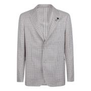 Neutrale Jas voor Mannen Ss25 Lardini , Gray , Heren