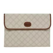 Pre-owned Leather clutches Bally Pre-owned , White , Dames