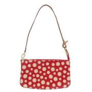 Pre-owned Fabric clutches Louis Vuitton Vintage , Red , Dames