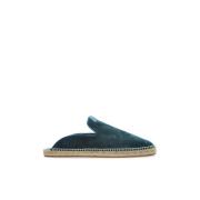 Suède slides Lanvin , Blue , Heren