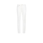 Beige Wash Skinny Jeans Mid-Rise Roberto Cavalli , White , Dames