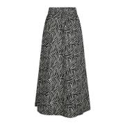 Irina Poplin Rok Zwart Neo Noir , Black , Dames