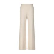 Wijde Pijp Jersey Broek Raffaello Rossi , Beige , Dames