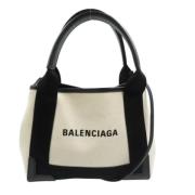 Pre-owned Canvas balenciaga-bags Balenciaga Vintage , White , Dames