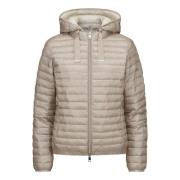 Gewatteerde jas met afneembare capuchon Milestone , Beige , Dames