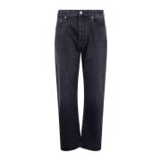 Stijlvolle witte denim jeans Off White , Black , Heren