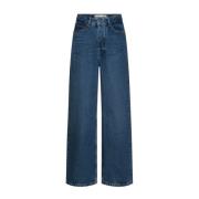 Klassieke Loose Fit Denim Jeans Samsøe Samsøe , Blue , Dames