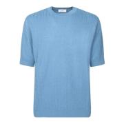 Blauw T-shirt voor mannen Lardini , Blue , Heren