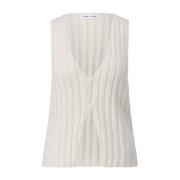 Gebreid Vest Salou Samsøe Samsøe , Beige , Dames