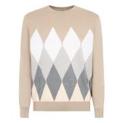 Juta Medium Grey Neck Pullover Ballantyne , Multicolor , Heren