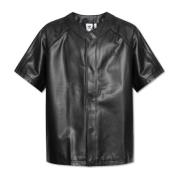 Shirt gemaakt van eco leer Adidas Originals , Black , Heren