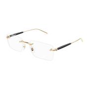 Mb0411O 001 Optical Frame Montblanc , Yellow , Heren