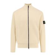 Katoenen Ritsvest Stone Island , Beige , Heren