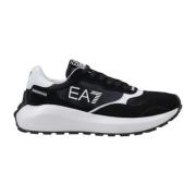 Polyamide Heren Sneakers Collectie Emporio Armani EA7 , Black , Heren