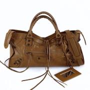 Pre-owned Leather balenciaga-bags Balenciaga Vintage , Brown , Dames