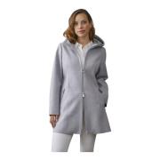 Elegante Vrouwelijke Hoodie Jas Lisa Comfort Junge , Gray , Dames