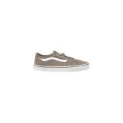 Beige Leren Schoenen voor Mannen Vans , Beige , Heren