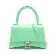 Pre-owned Leather handbags Balenciaga Vintage , Green , Dames