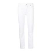 Amber Straight Leg Jeans Paige , White , Dames