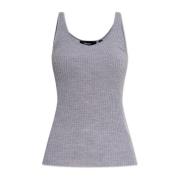 Geribbelde mouwloze top Theory , Gray , Dames