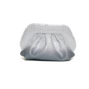 Zilveren Rook Clutch Tas THEMOIRè , Gray , Dames