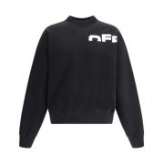 Minimalist Monogram Skate Sweatshirt Off White , Black , Heren