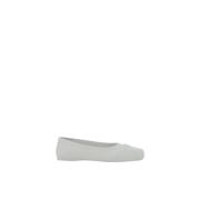 Vierkante Neus Strik Ballerina's Marni , White , Dames