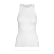 Zijden Top in Wit Rosemunde , White , Dames