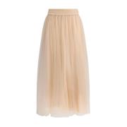 Tule Midi Rok met Zijrits Fabiana Filippi , Pink , Dames