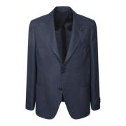 Blauwe Blazer voor Mannen Lardini , Blue , Heren