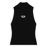 Stijlvolle Tanktop voor Vrouwen Diesel , Black , Dames