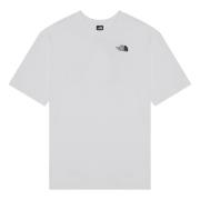 Korte mouwen ronde hals T-shirt The North Face , White , Heren