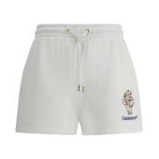 Diamanten Shorts met Monogram Borduurwerk Casablanca , White , Dames