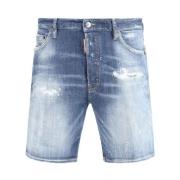 Gedistresseerde denim shorts met versleten effect Dsquared2 , Blue , H...