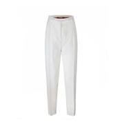 Op maat gemaakte witte broek ritssluiting Max Mara Studio , White , Da...