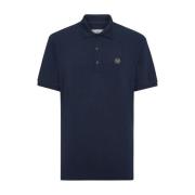 Klassieke Polo Shirt in Zwart Philipp Plein , Blue , Heren