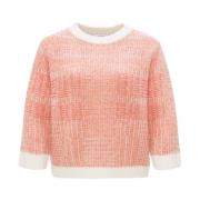 Stijlvolle Pullover met Putzi Structuur Opus , Red , Dames