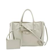 Pre-owned Leather balenciaga-bags Balenciaga Vintage , White , Dames