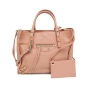 Pre-owned Leather handbags Balenciaga Vintage , Pink , Dames