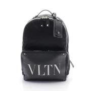 Pre-owned Leather backpacks Valentino Vintage , Black , Dames