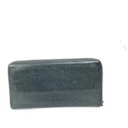 Pre-owned Leather wallets Balenciaga Vintage , Gray , Unisex