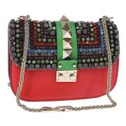 Pre-owned Leather shoulder-bags Valentino Vintage , Multicolor , Dames