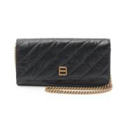 Pre-owned Leather balenciaga-bags Balenciaga Vintage , Black , Dames