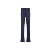 Gestreepte wollen broek met voor sluiting Givenchy , Blue , Heren