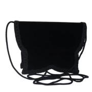 Pre-owned Velvet shoulder-bags Yves Saint Laurent Vintage , Black , Da...