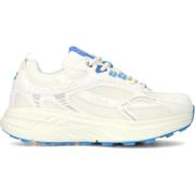 Witte Suède Sneakers The Re-run Max Mercer Amsterdam , White , Dames