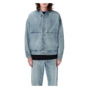 Indigo Denim Trucker Jacket Outerwear Fear Of God , Blue , Heren